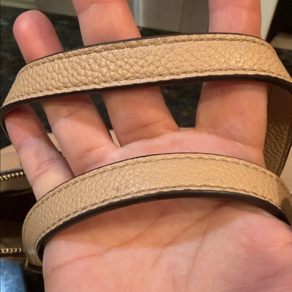 TORY BURCH McGRAW NUDE SATCHEL! - Picture 8 of 12